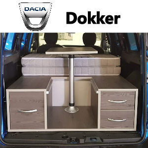 Kit muebles para Dacia Dokker, pack de muebles para camperizar Dacia Dokker 5 plazas