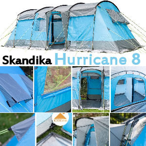 Skandika Hurricane 8 tienda de campaña familiar